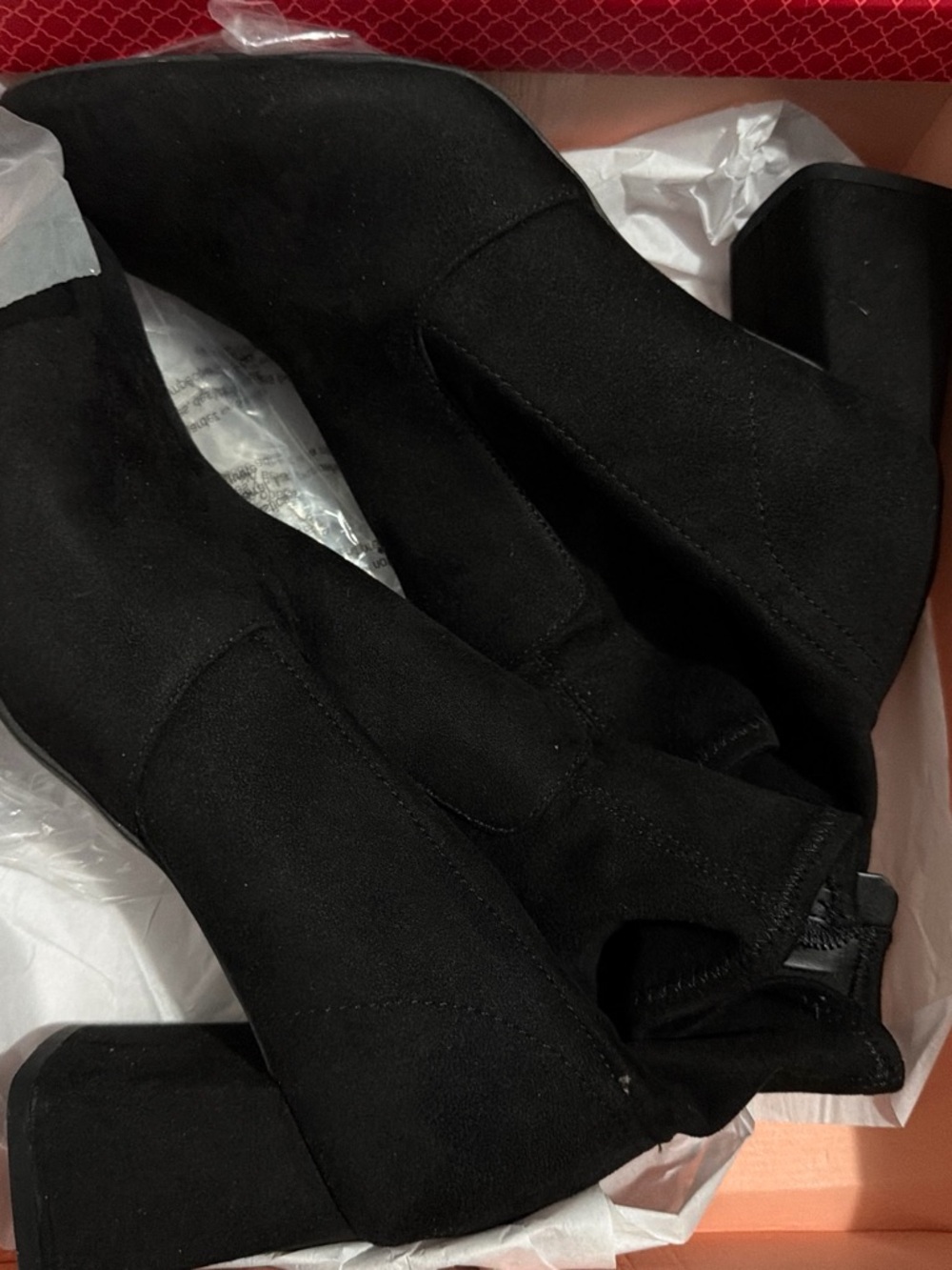 Kelly & Katie Black Block Heel Ankle Booties